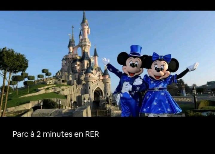 Sweet Appartement Disneyland Paris Parking 300M Station Val D'Europe Chessy  Esterno foto